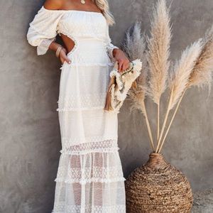 Vici tiered maxi dress